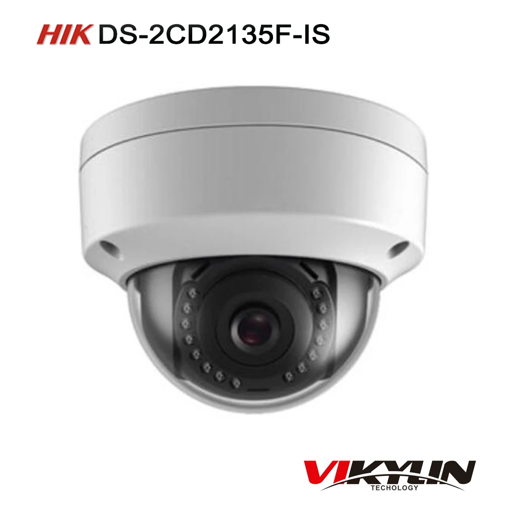  HIK DS-2CD2135F-IS POE IP Camera V5.4.2 3MP Multi-Language HD1080P Audio Alarm SD Slot Security Outdoor Camera 