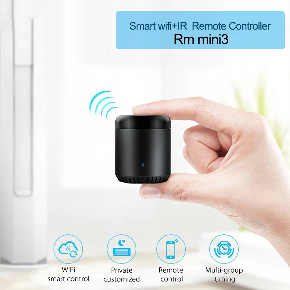 Broadlink RM33 RM Pro+/RM Mini3 wifi/IR/RF умный Универсальный пульт управления, умный дом пульт дистанционного управления работает с Alexa/Google Home