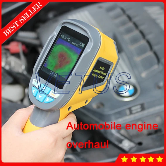 

HT-02 Handheld IR Thermal Imaging Camera Prices with Color display Infrared Thermal Imager range -20C~300C China made