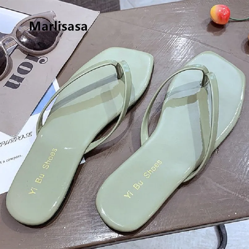 

Marlisasa Women Casual High Quality Black Beach Flip Flops Lady Cute Sweet Flip Flops Teenager Flip Flops Femmes Tongs F5271