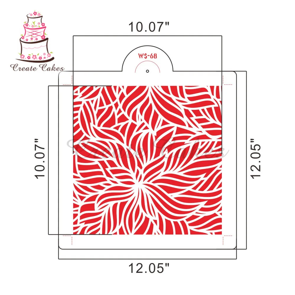Трафарет для Diy скрапбукинга настенный трафарет пластиковый трафарет для Настенная Наклейка стена Кондитерские инструменты для украшения торта инструмент для украшения
