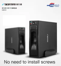 Master HD610 Aluminum Alloy Litai 3.5 inch mobile hard disk box USB3.0 drive without screws seat frame