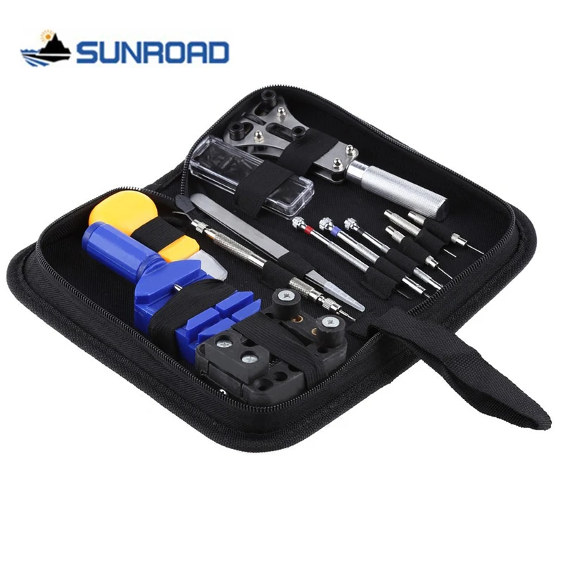 

13-in-1 Watch Repair Tool Kit Set Watch Case Opener Link Spring Bar Remover Screwdriver Tweezer Watchmaker Dedicated Device DIY