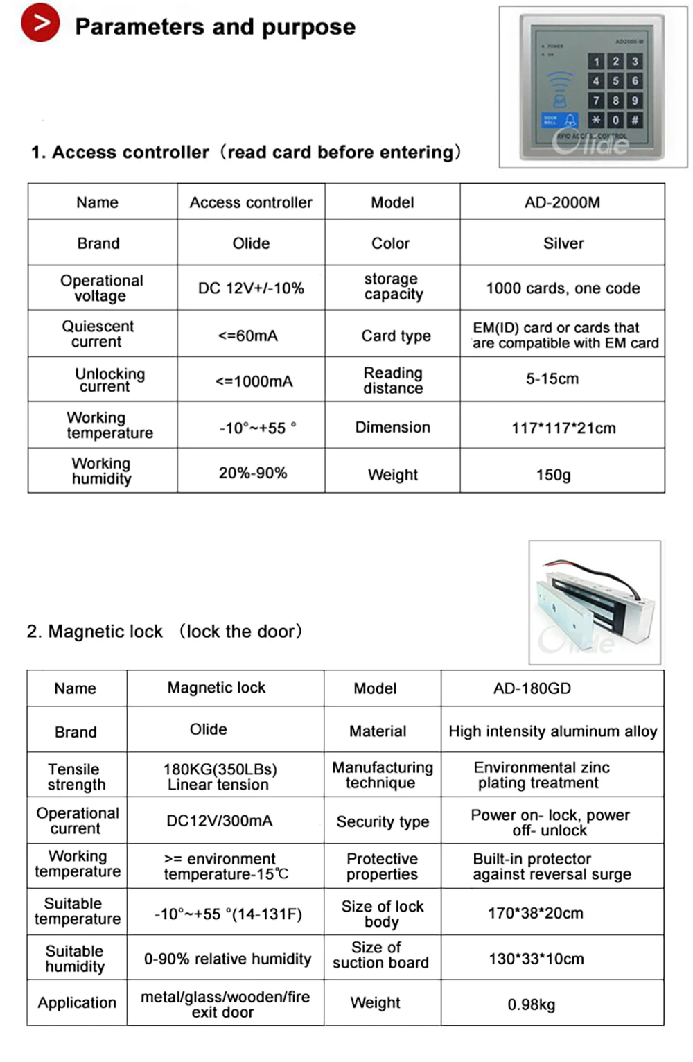 Access Control Complete Kit  (2)