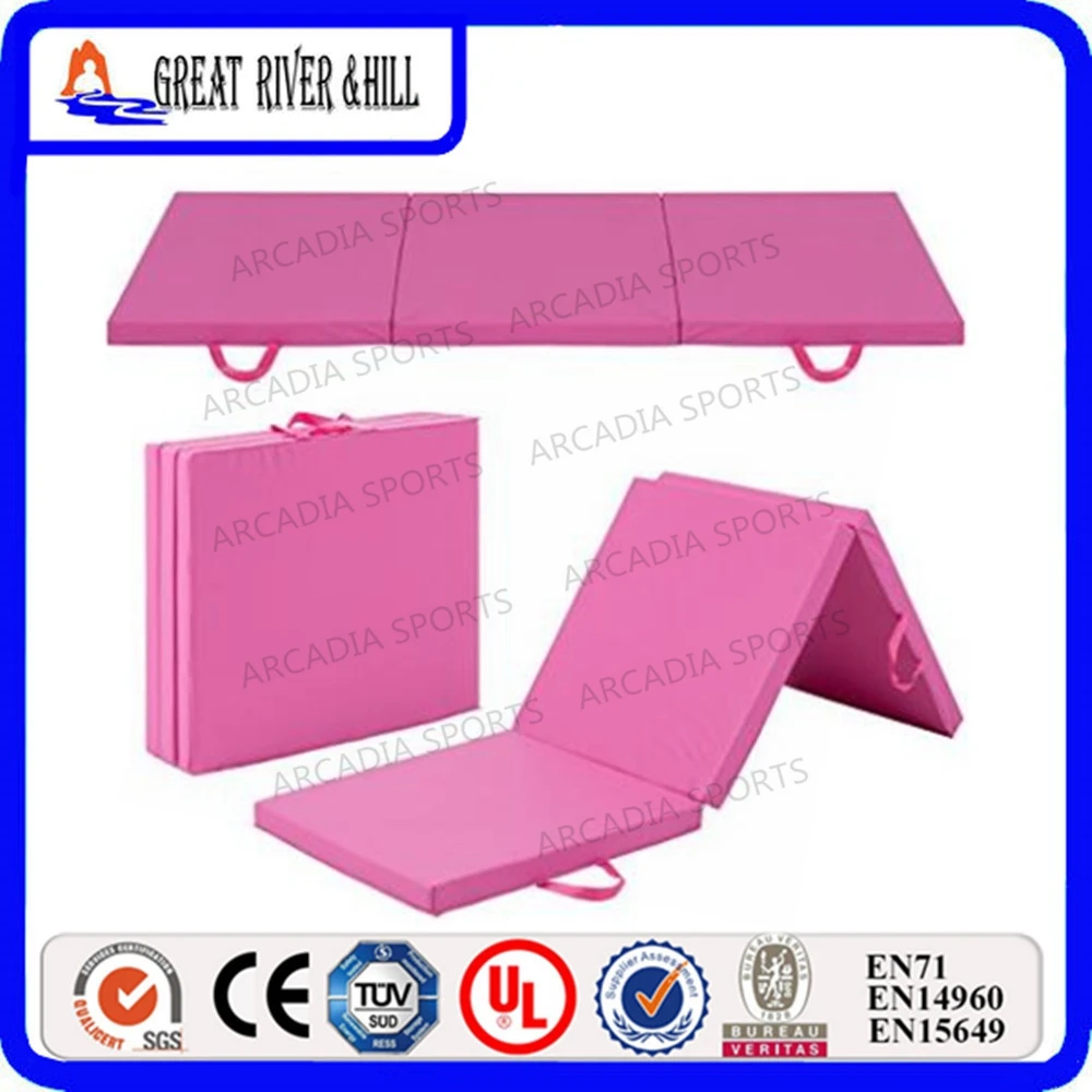 gymnastics foam folding gym 2.4mx1.2mx3cm exercise matin Gymnastics