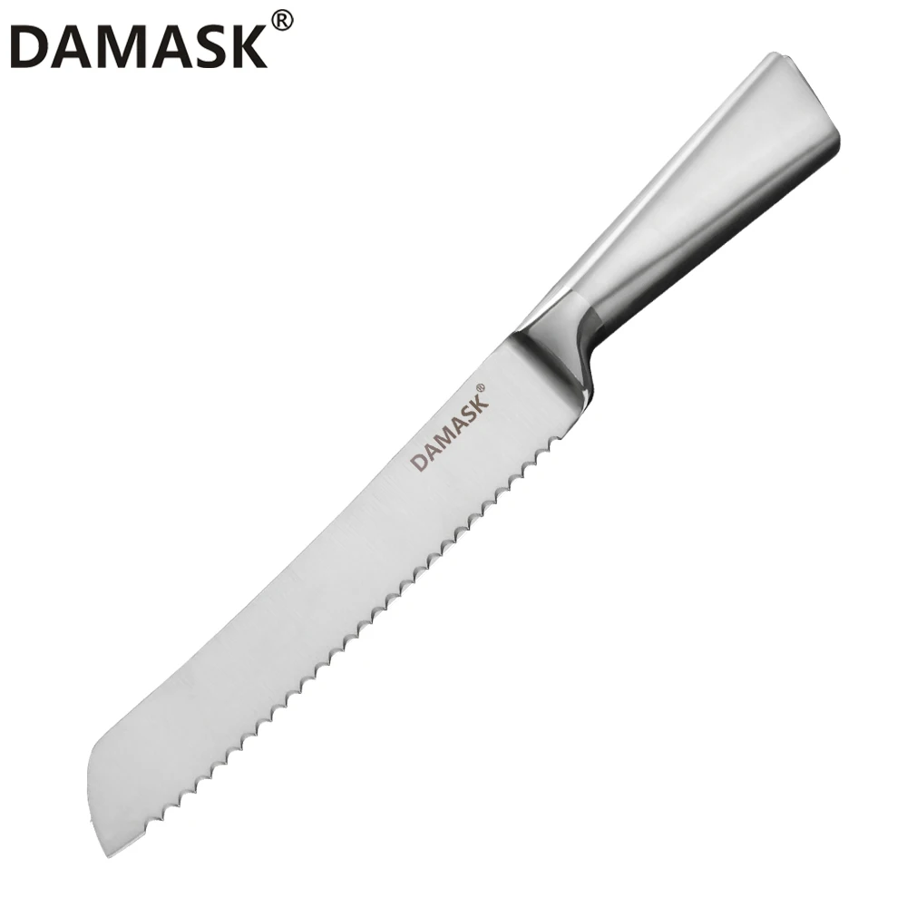 

Damask High Grade Fruit Utility Santoku Bread Slicing Chef Kitchen Knives Set Japanese Meat Cleaver Stainless Steel Knife Set