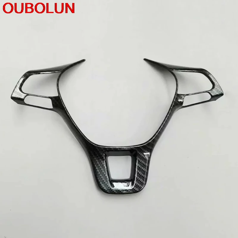 

OUBOLUN For Volkswagen Passat B8 2016 2017 2018 Steering Wheel Frame Moulding Cover Trim Styling Interior Accessories ABS