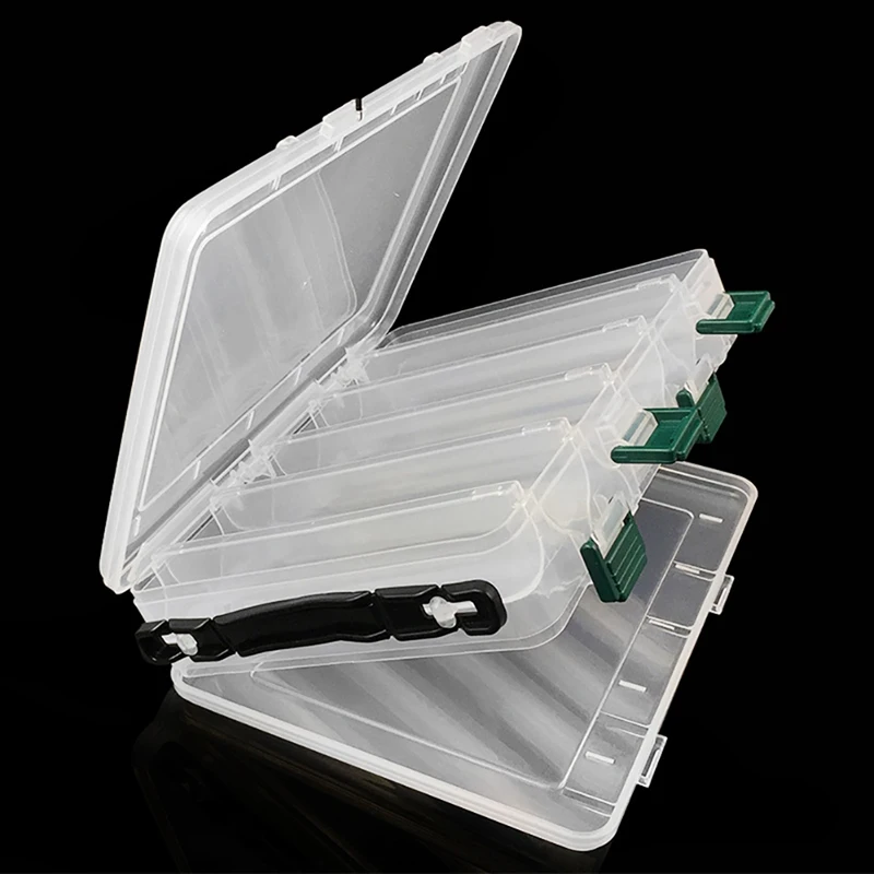 Ящик для рыболовных снастей водостойкий прозрачный пластиковый портативный чехол для организации приманки - Цвет: A2