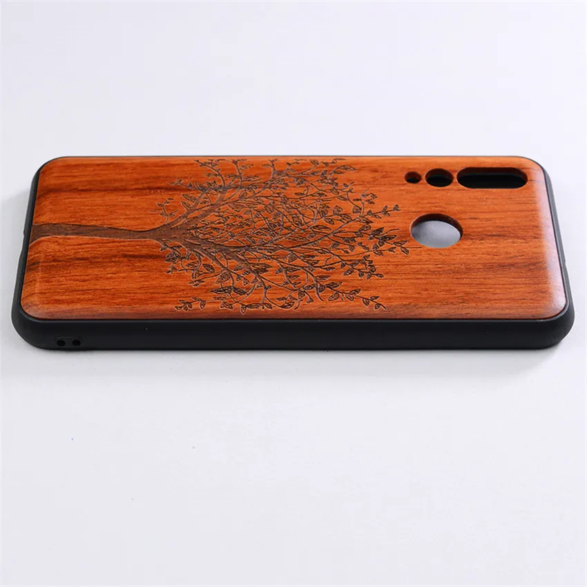 BOOGIC Original Wood Phone Case For Huawei Nova 4 Wood +TPU Cover For Huawei Nova 4 Ultra-Thin Wooden Coque Nova4 (24)
