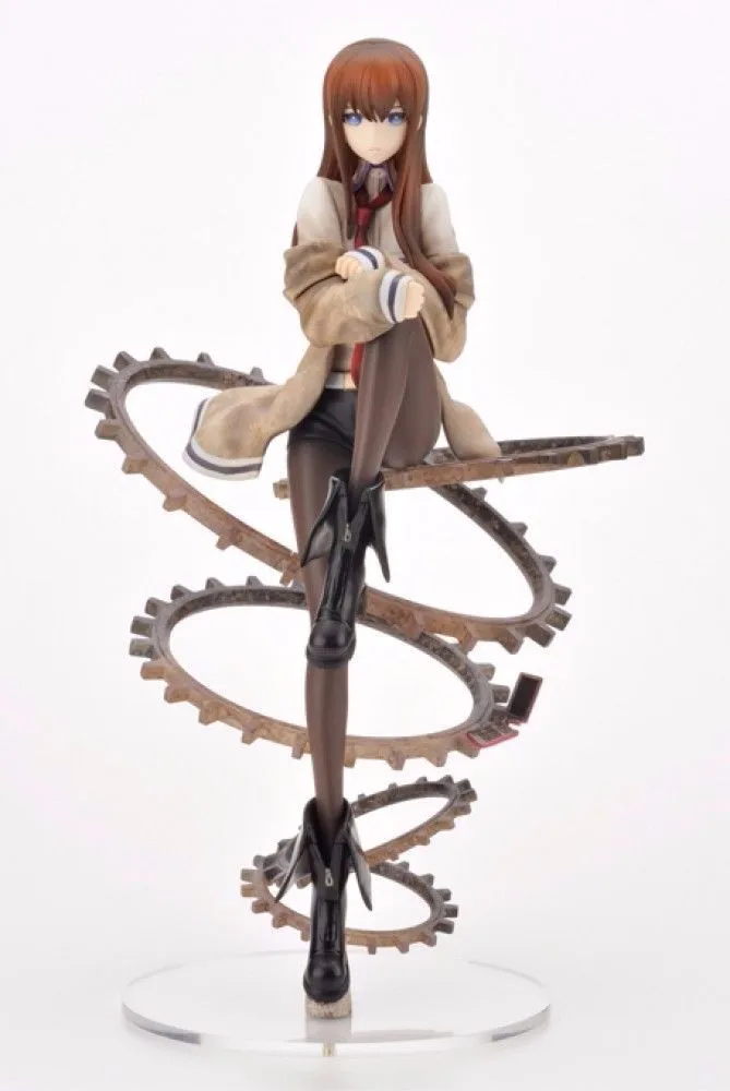 Кукла Makise Kurisu Steins Gate 2017 24 см сексапильная элегантная ПВХ для девочек экшн фигурки