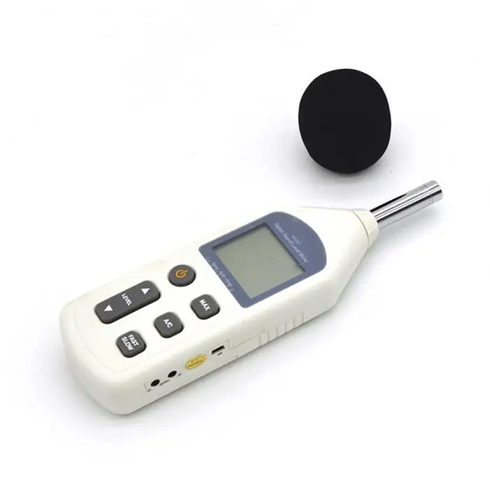 Цифровой измеритель уровня звука давление тестер 30-130dB USB шум инструмент измерения