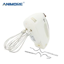 ANIMORE Electrical Handheld Food Blender 7 Speed Adjust Double Whisk Eggs Mixer Batter Beater Kitchen Cake Cooking Tools FM-01