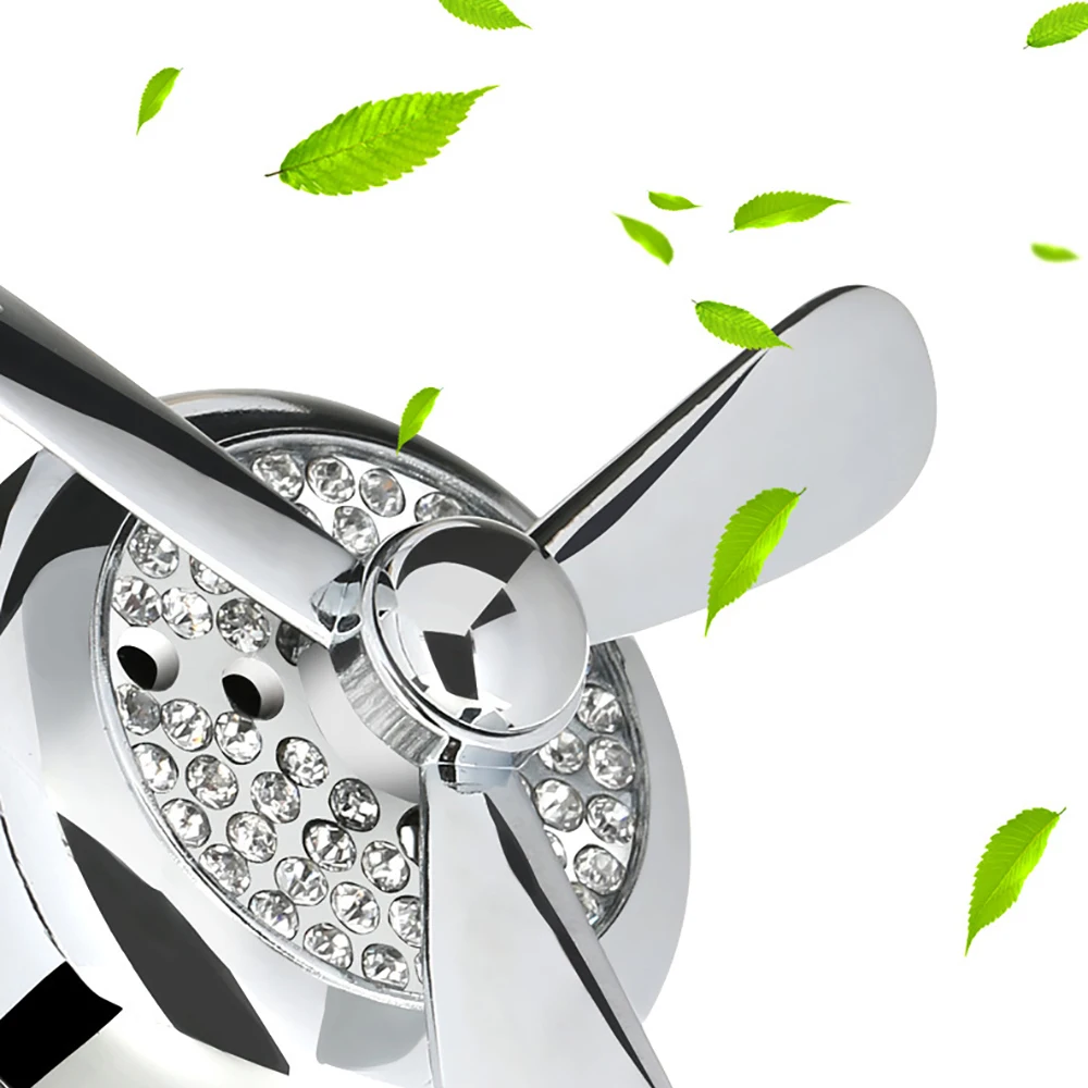 

Car Air Purifier Fragrance Clip Auto Air Force 3 Propeller Perfume Aromatic Diffuser Automotive Interior Solid Balm Vent Clip