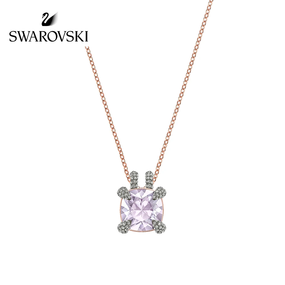 

Original Genuine Swarovski Make UP Concise Design Elegant Tone Exquisite Women Necklace Jewelry5409673
