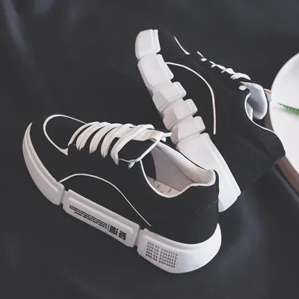 

2018 new wild student Harajuku casual shoes black shoes.