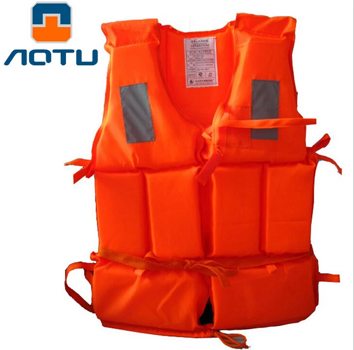 AOTU Профессиональные взрослых спасательный жилет пены жилет Выживание костюм с Свистки Открытый Водные виды спорта Одежда заплыва