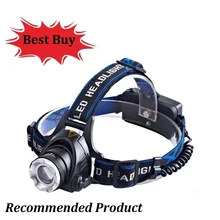 Waterproof LED Headlight Led Headlamp XM-L T6 Head Lamp Torch Lantern 18650 rechargeable battery flashlight head torch Lights