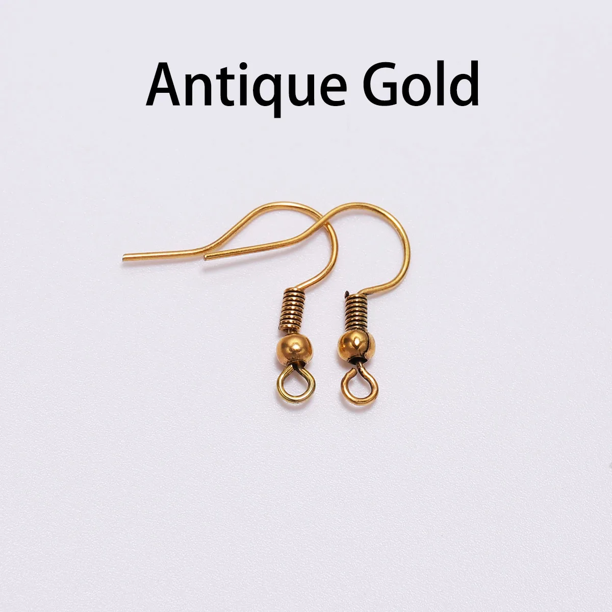 100pcs 20*17mm Gold Antique bronze Ear Hooks Earrings Clasps Findings Earring  Wires For Jewelry Making Supplies Wholesale - AliExpress