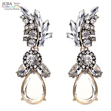 Новинка года горячие продажи заявление модная обувь, украшенная стразами стержня Серьги для женщин Нарядная, для девочек серьги заводская цена серьги