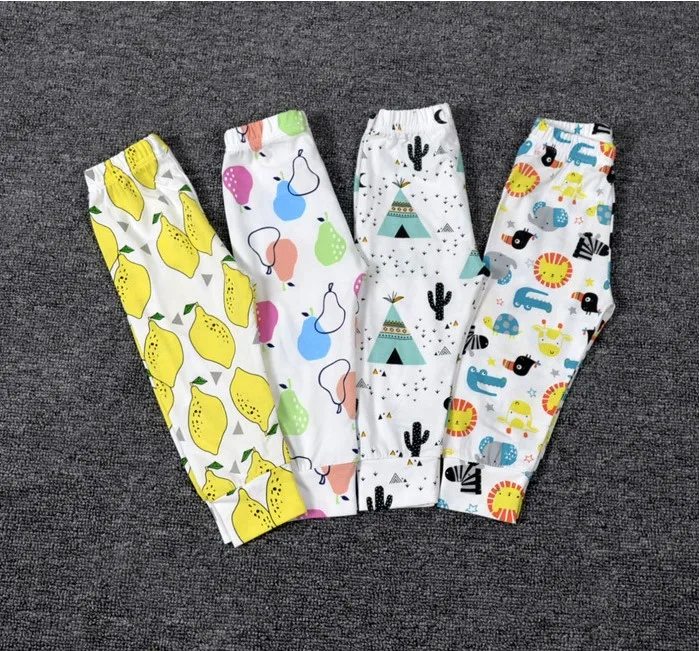 

New Child Trousers Kids Boys Girls PP Pants Cartoon Print Baby Legging Pants For Children Clothing