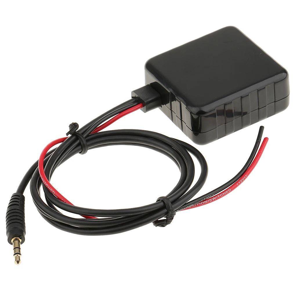 Car Stereo Truck Add-on 3.5mm Input Audio Bluetooth Receiver Adapter 12V