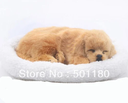 sleeping dog stuffed animal