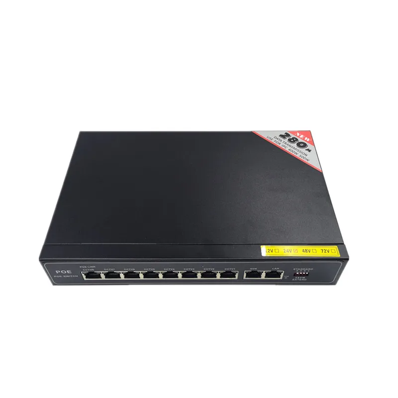 ANDDEAR BO7 48В 8 портовый гигабитный неуправляемый poe коммутатор 8*10/100 Мбит/с POE poort