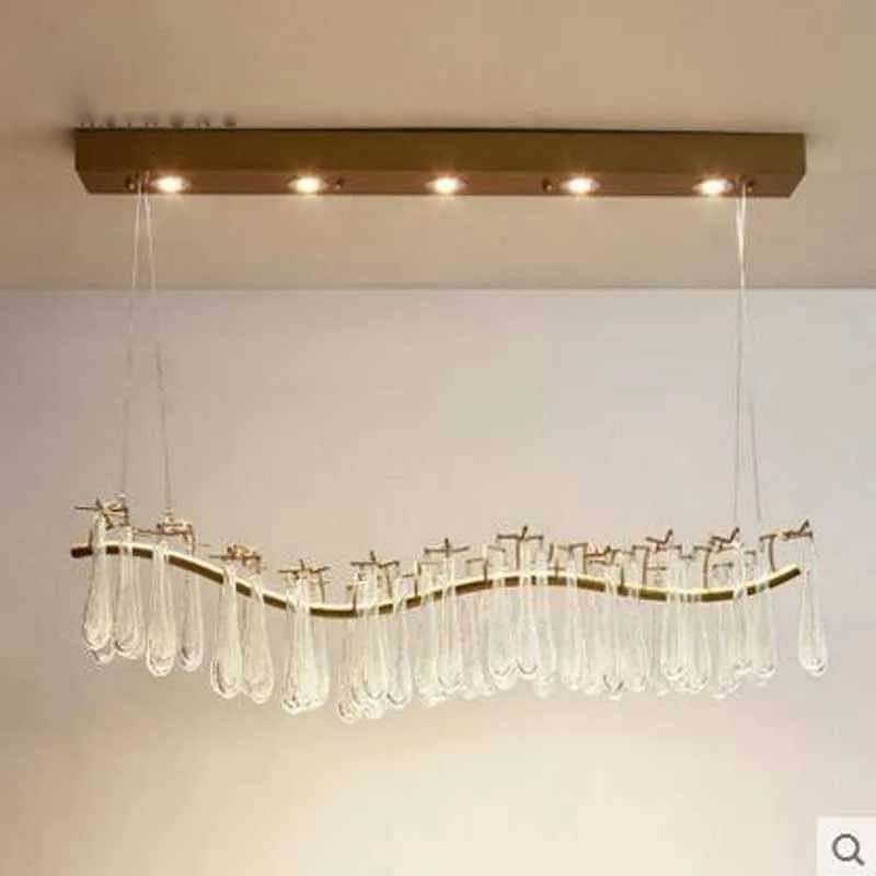 Post-modern Restaurant Chandelier Nordic French Crystal Retro Art Villa Designer Living Room Creative Bar Chandelier led lamps french villa crystal lamps living room chandelier bedroom lamps restaurant lamps alloy continental pendant glass zinc alloy led