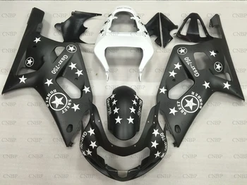 

GSXR600 GSXR750 GSXR1000 2000 - 2003 K12 Bodywork GSXR 600 750 1000 2003 2000 Matter Black Star Motorcycle Fairing