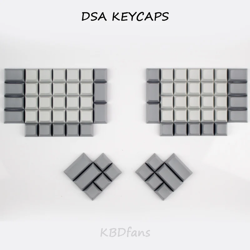 ФОТО ergodox pbt keycaps white dsa pbt blank keycaps for ergodox mechanical gaming keyboard dsa profile