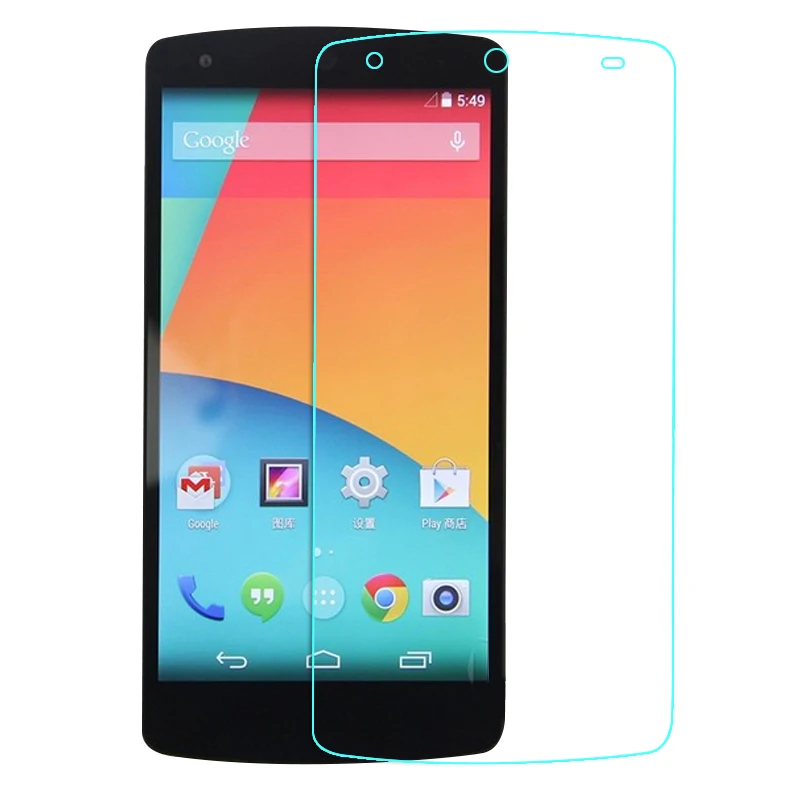 2.5D ультратонкая Высококачественная защитная пленка из закаленного стекла для LG Google Nexus 5 Nexus5 D820 D821 EM01L