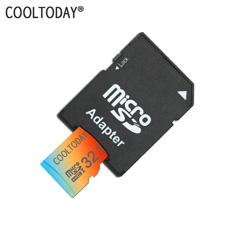 COOLTODAY карта памяти 8 ГБ 16 ГБ 32 ГБ 64 ГБ Micro SD карта класс 10 UHS-I мини SD TF карта Microsd Tarjeta
