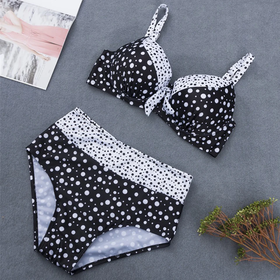 

2019 Woman Bikini Bathing Swimsuit Sexy Brazilian Beach Bathing Suit High Waist Push Up Biquini Women Plus Size Swimwear 4XL