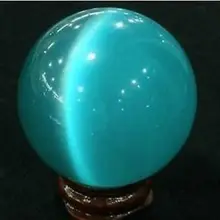40 мм/красивый китайский классический светло-голубой опал хрустальный шар