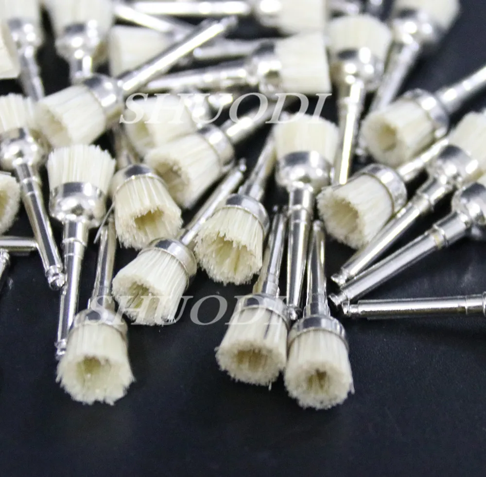 50 Pcs ( 8mm Diameter Bowl) Dental Prophy Polishing Brushes Brush