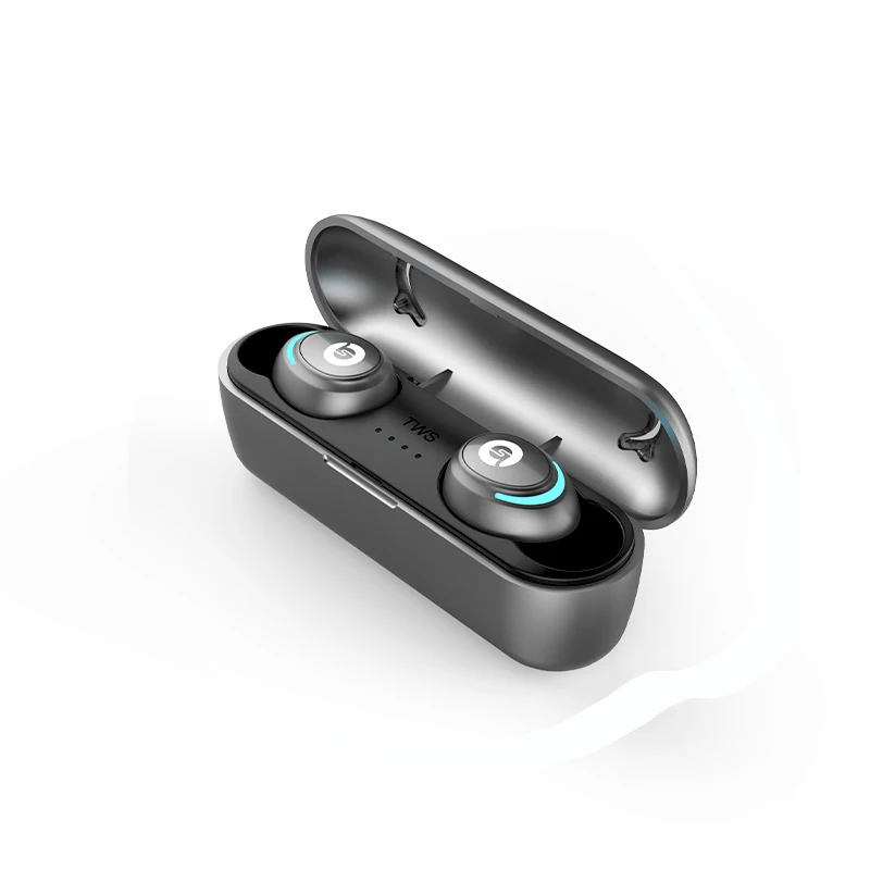 

Mini Invisible Bluetooth Earphones 5.0 TWS Wireless Earbuds Sports 6D Stereo Deep Bass Binaural call Headset with Charging box