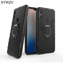 Armor Case Xiaomi Redmi Note 6 Pro Cover Magnetic Metal Finger Ring Holder Case Xiaomi Redmi Note 6 Pro Cover Redmi Note 6 Pro