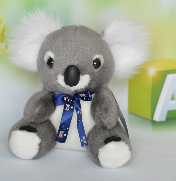 Plush Toys Koala Doll Flag Ribbon Gifts Baby One Piecein Stuffed