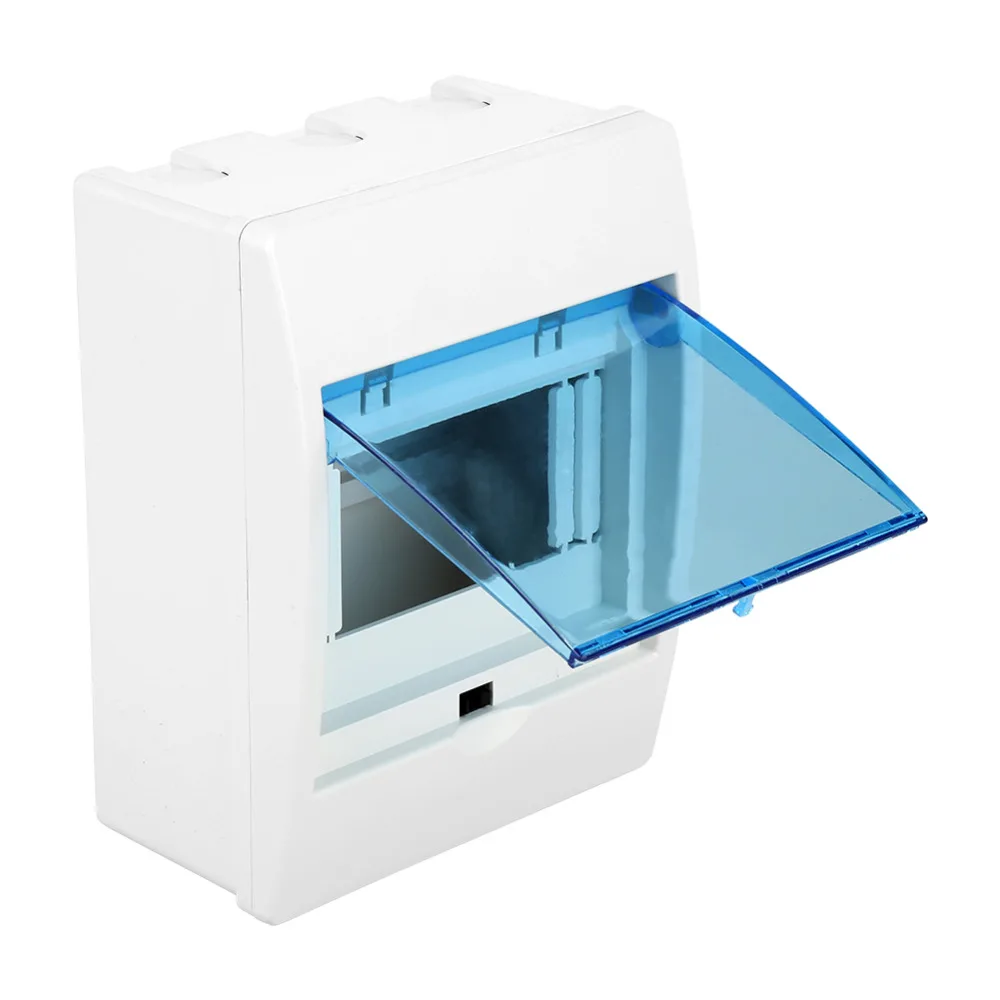 

1pc Plastic Wall Distribution Box Distribution Protection Box For 3-4,4-6,5-8,9-12 Ways Circuit Breaker Indoor On The Wall