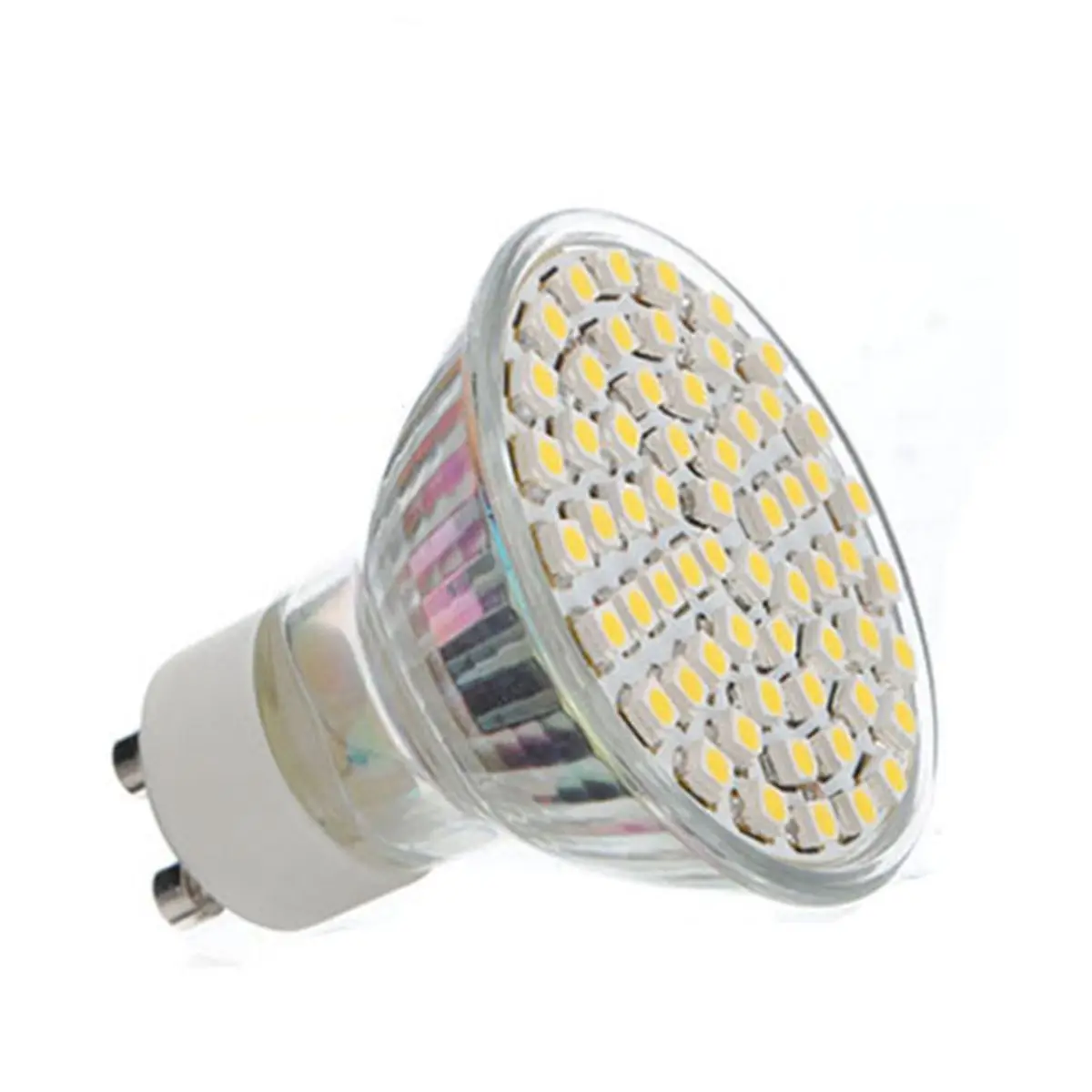 GU10 4,5 Вт AC 220-240 В 60 SMD 3528 теплый белый свет Прожектор Лампа для украшения дома светодиодный освещение выставки