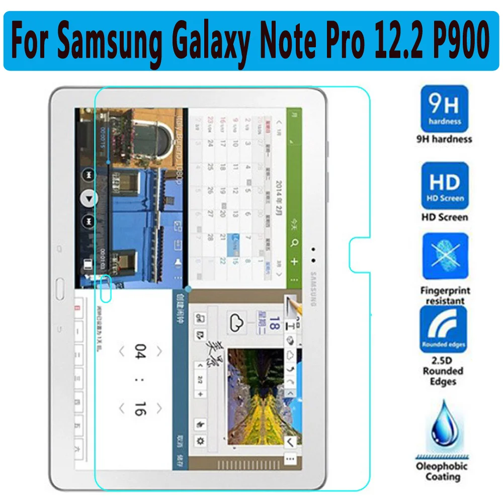 Закаленное Стекло для samsung Galaxy Note 8,0 10,1 Pro 12,2 Экран протектор для samsung Galaxy Note N5100 N8000 P600 P601 P900