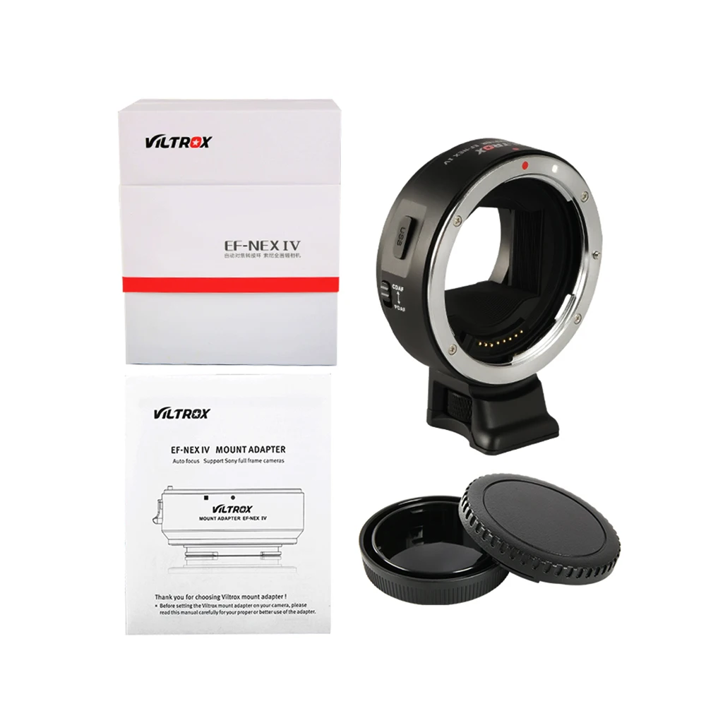

Viltrox EF-NEX IV Faster Auto Focus Lens Adapter for Canon EOS EF Lens to Sony E NEX Full Frame A7 A7R A7SII A6300 A6000 NEX-7