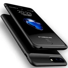 4,7 ''2500 мА/ч, Батарея Зарядное устройство чехол для iPhone 6, 6 S, 7, 8, источник питания чехол для iphone 8 7 6 Plus телефона Батарея полиуретан) и силикона с откидной Чехол