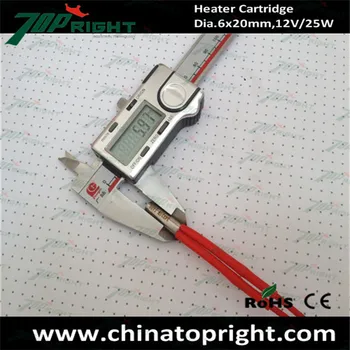 

6*20mm 12v 25w heater cartridge, free shipping!