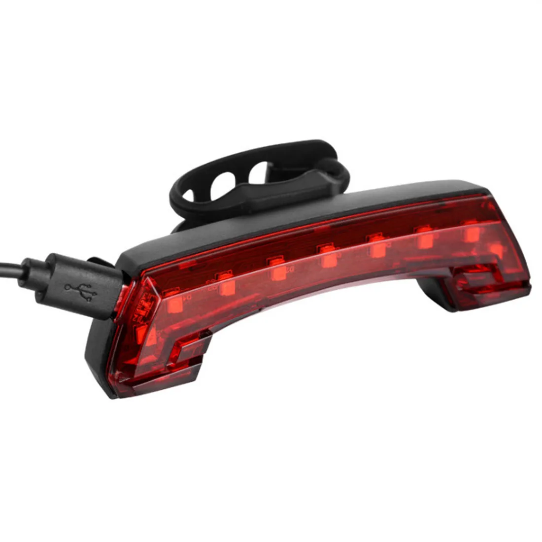 Perfect RC Smart USB Rechargeable Bicycle Tail Light Bike Rear Light Bike Horn with Turn Signal Light 2019 Cycling Accessories 1