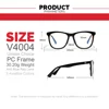 VIVIBEE Women Oversized Leopard Anti Blue Ray Light Filter Leopard Glasses for Computer Protection blocking Gaming Men Glasses ► Photo 3/6
