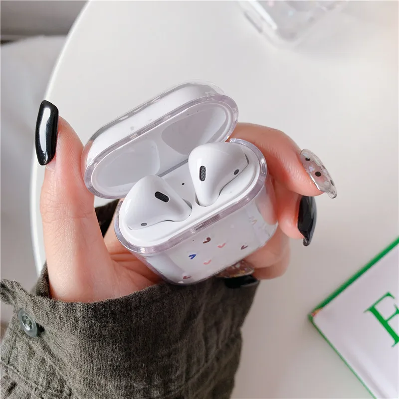 Футляр для AirPods наушников чехол Cute Беспроводной Bluetooth наушники крышка для Airpods AirPods мультфильм защитить крышка прозрачная