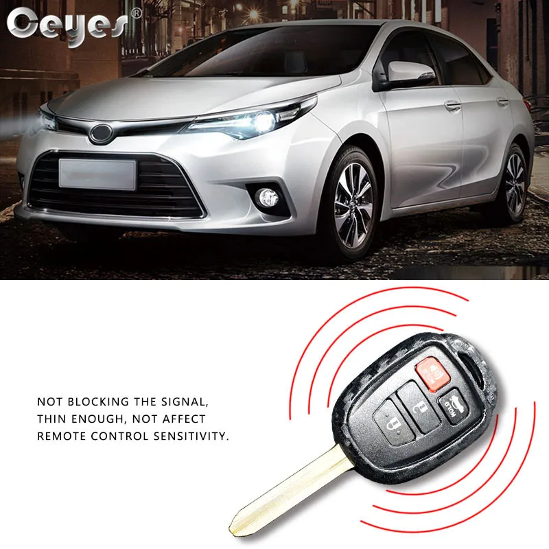 Car carbon fiber key cover for TOYOTA (4)