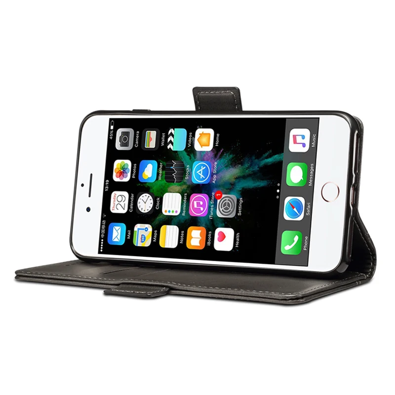 Чехол с магнитной пряжкой и откидной крышкой для iPhone 8 7 6 6s Plus Fundas 8plus plus роскошный