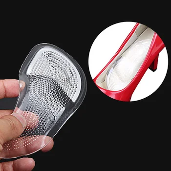 

4pcs Silicone Gel Orthotic Arch Pad Arch Support Insole Flat Foot Relieve Pain Orthopedics Insert 88 LXX9
